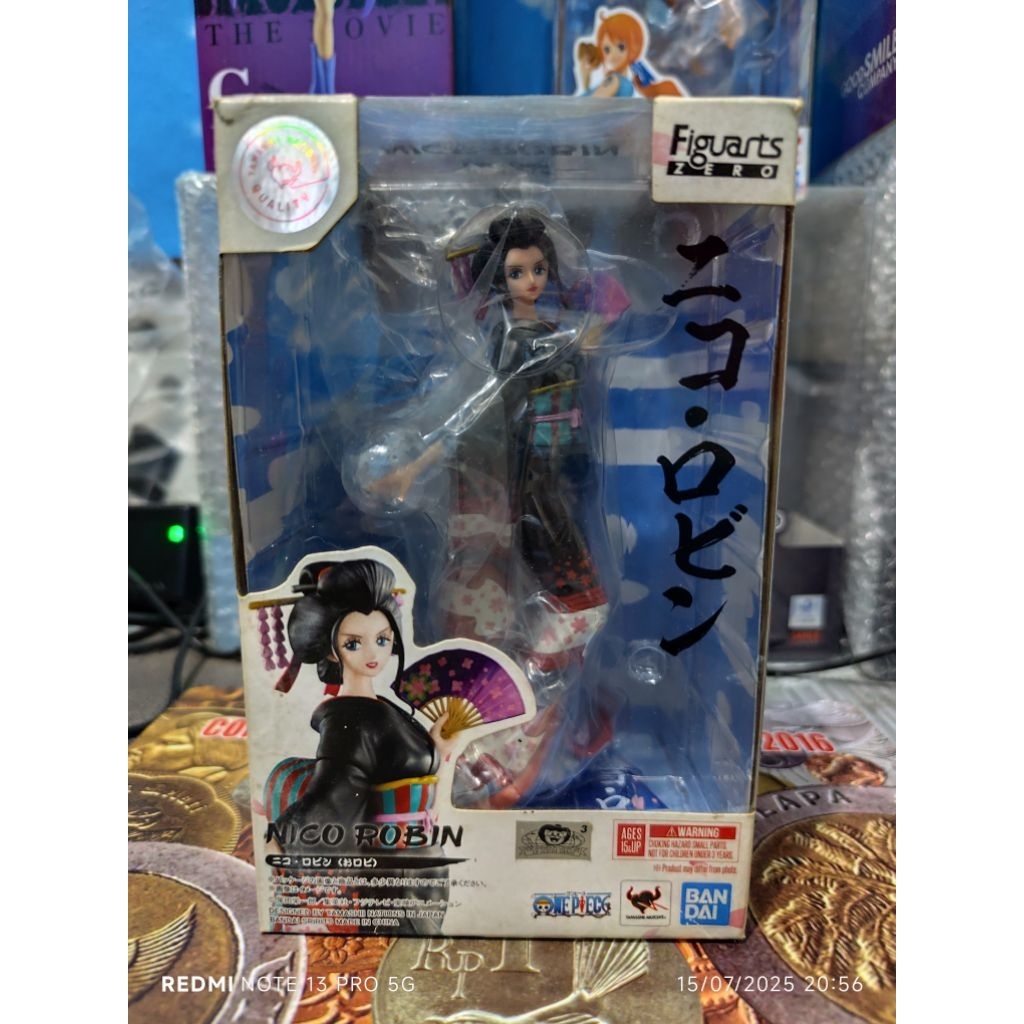 FigureArt Zero Nico Robin Wano version MISB/MIP BOX DAMAGE Segel Lepas