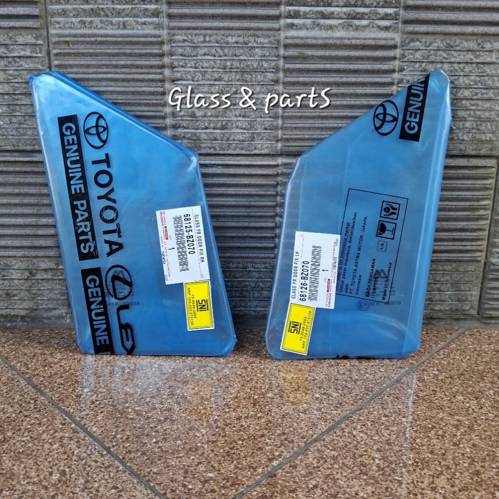 KACA SEGITIGA/KACA VENTILASI PINTU DEPAN AVANZA/XENIA GEN 4 2021UP ORIGINAL