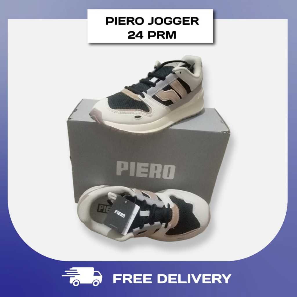 Sepatu PIERO Jogger 24 PRM Original Pria Sneakers Kasual