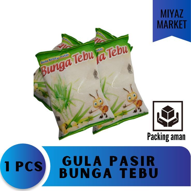 

❤MIYAZMARKET❤ Gula Pasir Kristal Putih / Gula Putih Kemasan / Gula Bunga tebu