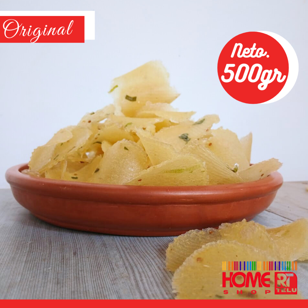 

Opak Singkong Enye-Enye Mang Bakhri renyah gurih Kerupuk Samiler Jalepak Kecimpring 500 gram