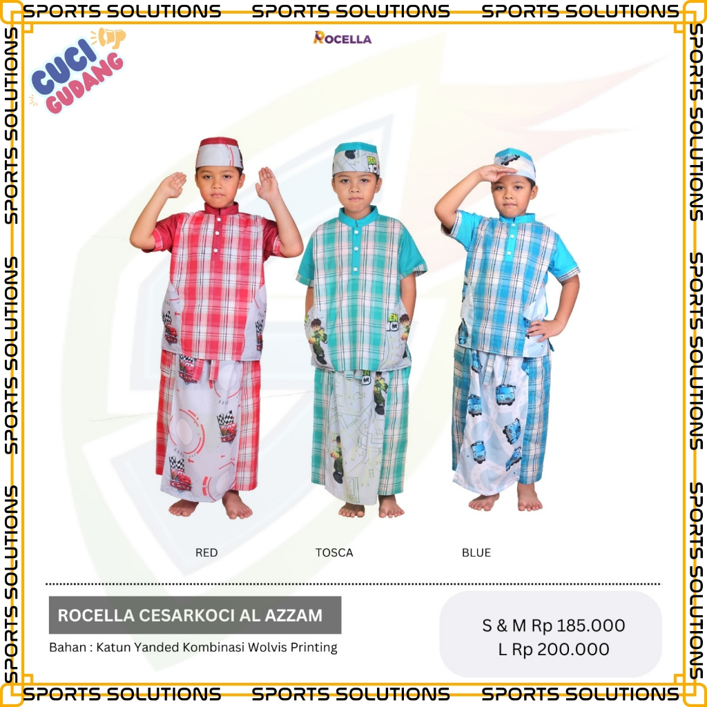ROK CELANA ANAK SARUNG ANAK ROCELLA FATIH CELANA SARUNG FATHIA, SARUNG ANAK, SARUNG SALUR, SARUNG KA