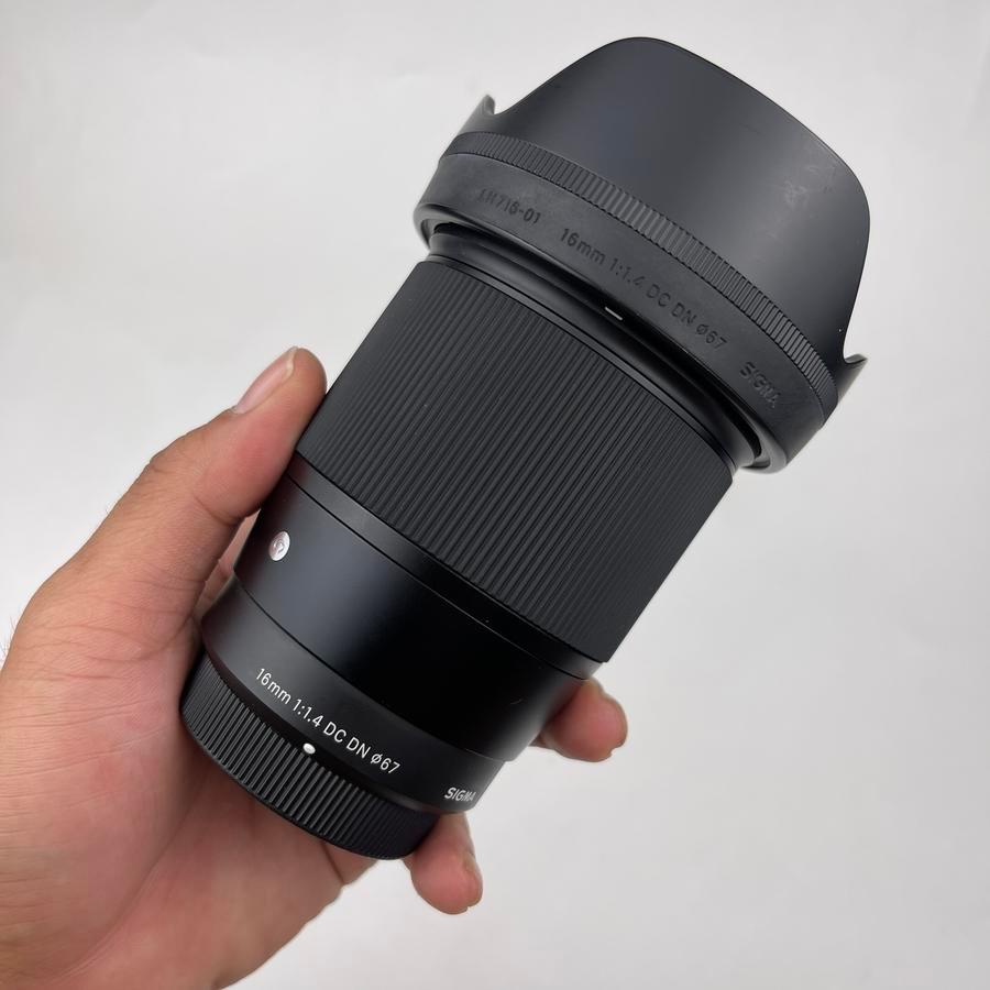 Sigma 16mm F1.4 DC DN for MFT Panasonic Lumix Olympus used mulus with box