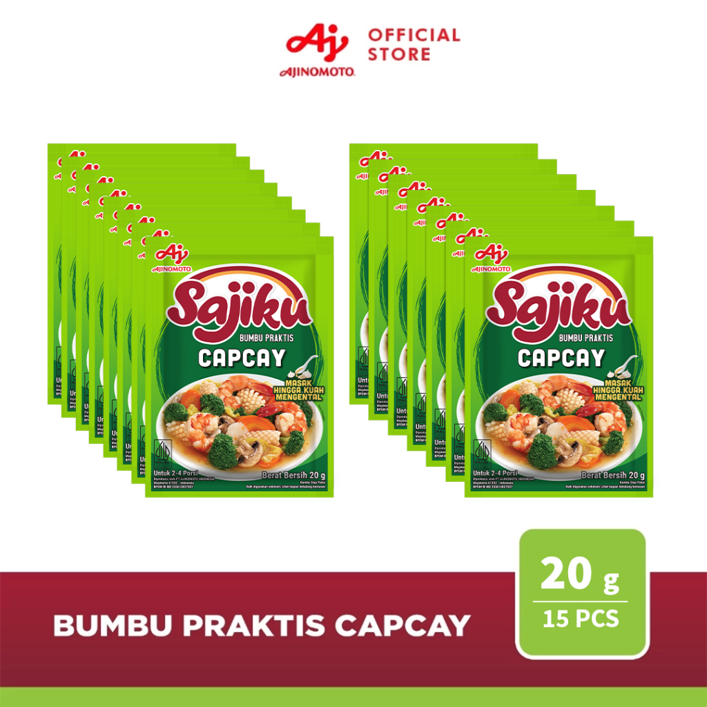 

Sajiku® Bumbu Praktis Capcay 20g (15 pcs)
