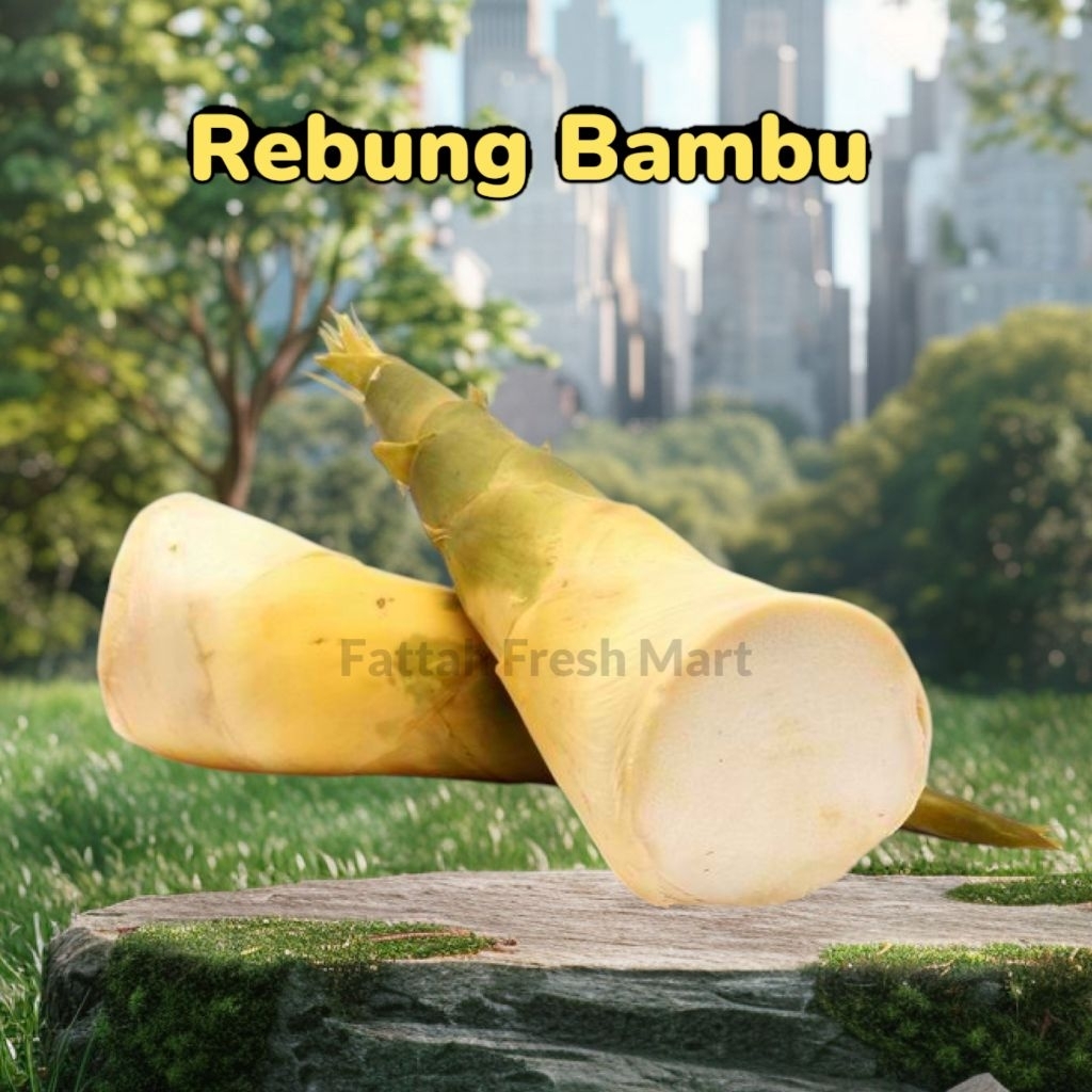 

Rebung Bambu sayur 1kg rebung sayur sudah kupas bersih