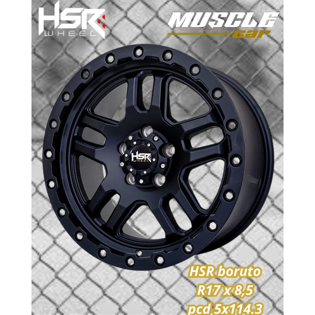 velg mobil hsr boruto ring 17 pelek semi offroad r17 untuk rush terios juke grand vitara innova