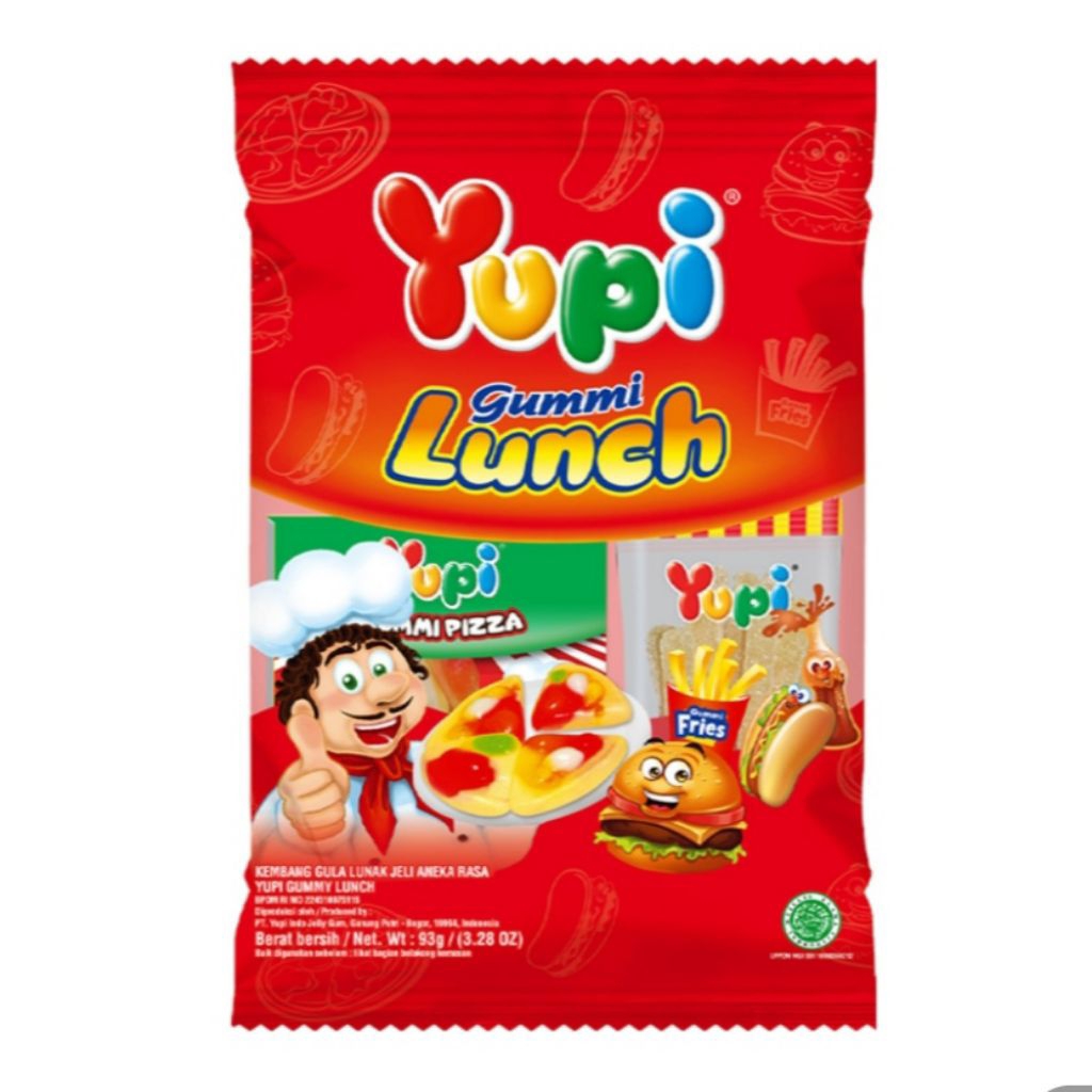 

Yupi Permen Gummy Aneka Rasa Lunch 93gr