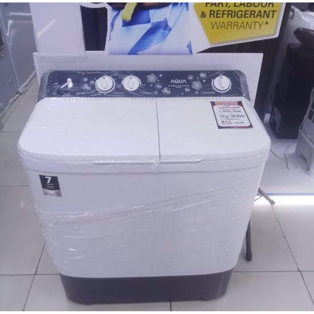 MESIN CUCI AQUA 8 KG 2 TABUNG / MESIN CUCI AQUA 2 TABUNG 8 KG / MESIN CUCI AQUA 8 KG / MESIN CUCI 2 
