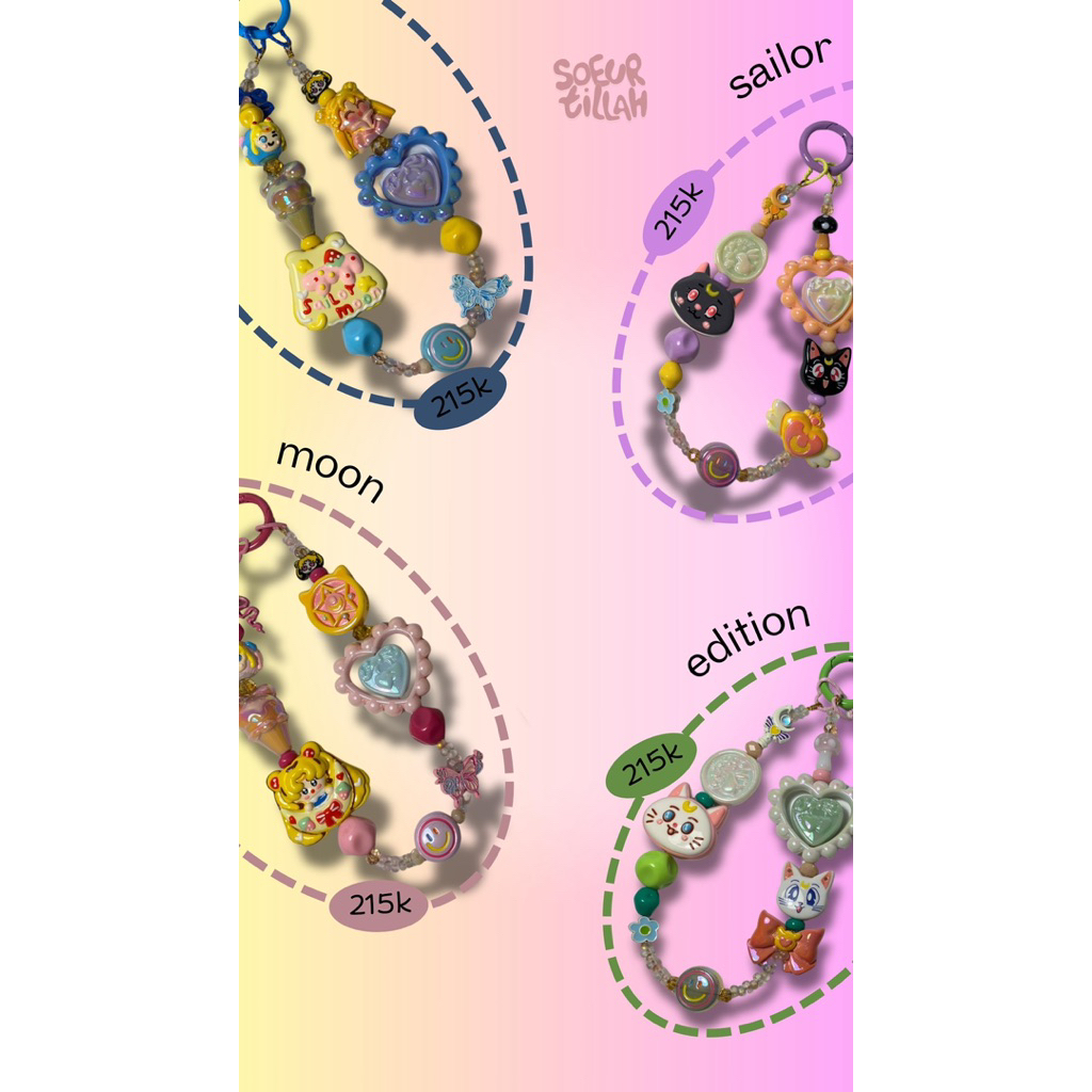 Soeurtillah - Sailor Moon Bag Charms