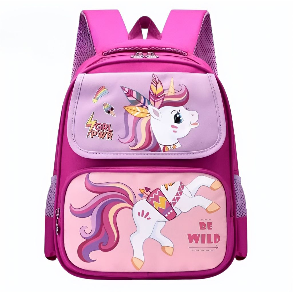 Tas Ransel Anak SD & Tk Cewek Unicorn Sablon