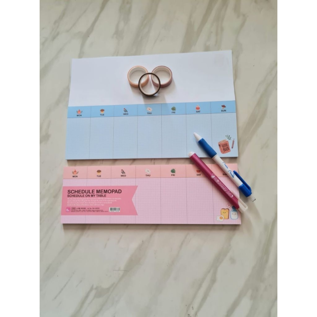 

Schedule Memopad on My Table