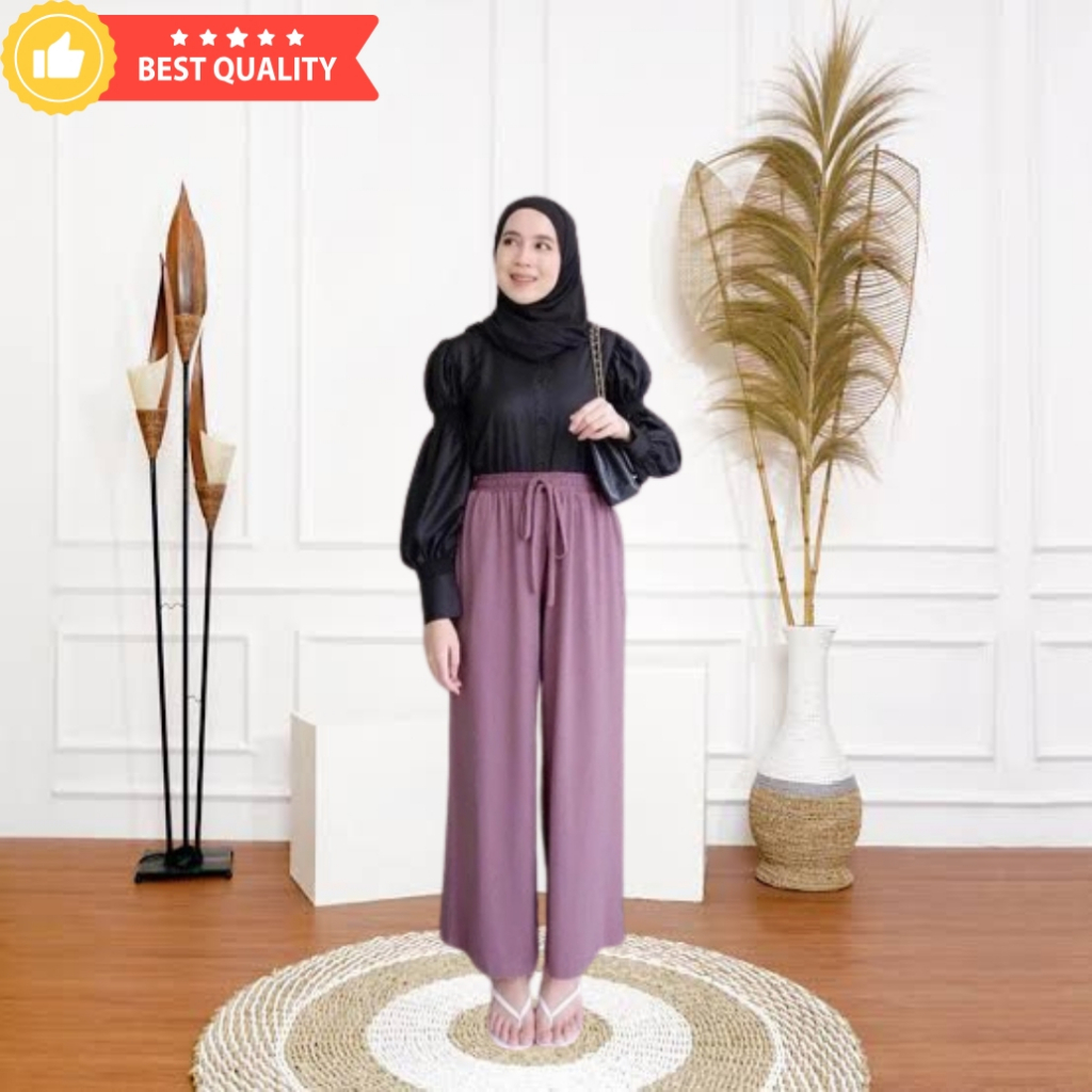 Celana Kulot Crinkle Airflow Jumbo Premium Adem Nyaman