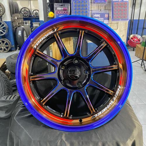 Pelek Samlong Ring17 HSR TOBOALI R17X8,5 H5X114,3 Cocok Buat Innova Reborn,Brv,Hrv,Xpander