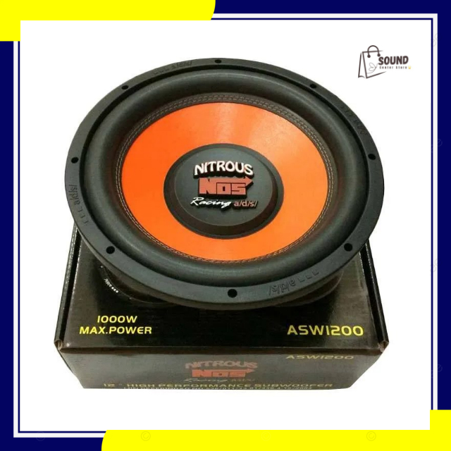 SPEAKER SUBWOOFER 12 inch ADS ASW1200 Nitrous NOS 12" ADS ASW 1200