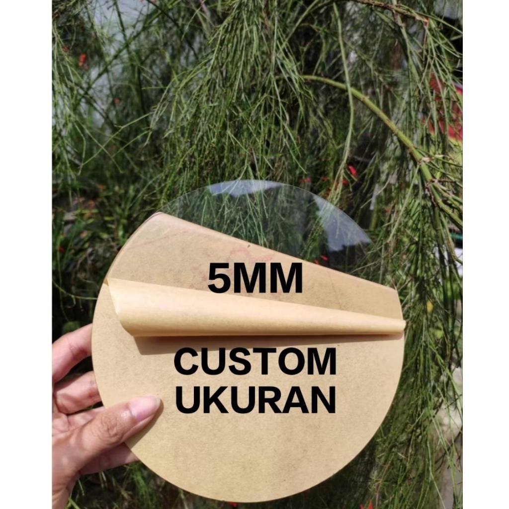 

Akrilik 5mm Lingkar Bulat Custom