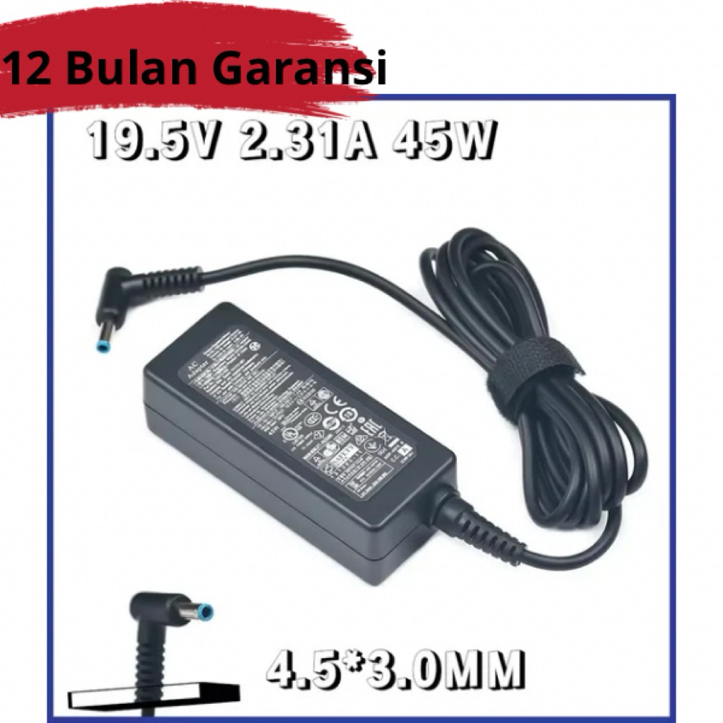 Adaptor Charger HP 14s-fq1005AU 14s-fq0022AU 14S-fq1036AU Series 45W