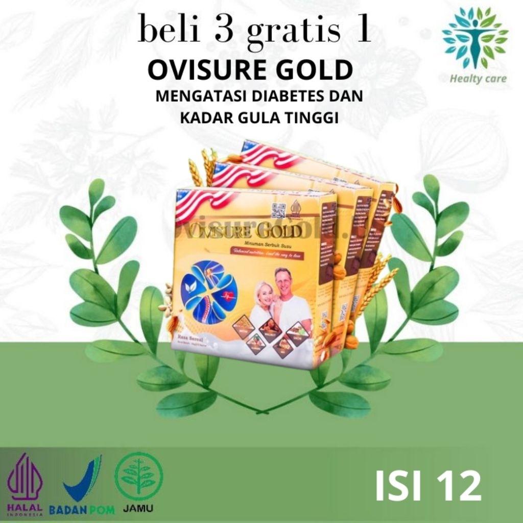 

(TERLARIS) OVISURE GOLD SUSU VITAMIN SENDI AMPUH BPOM