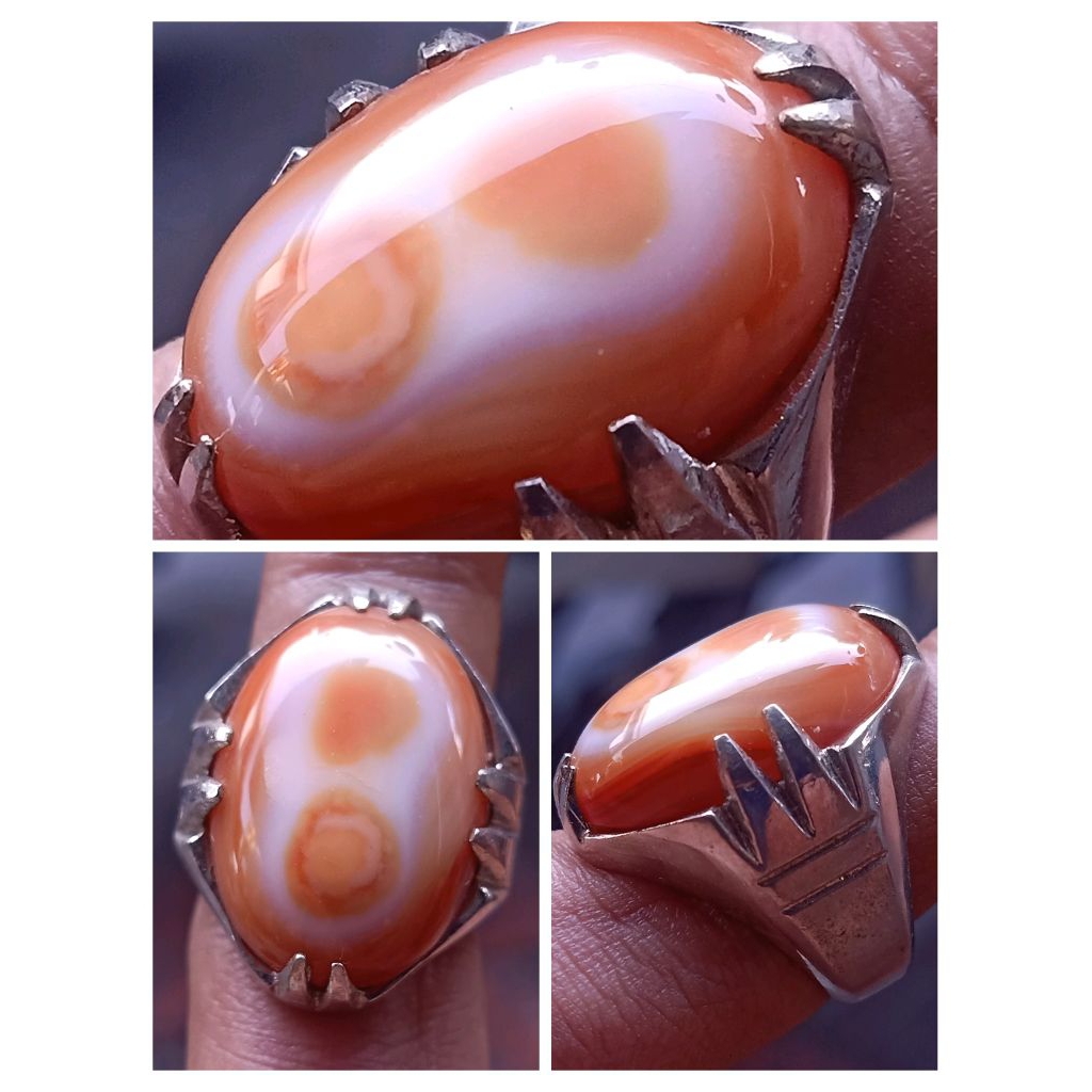 cincin batu motif angka 8