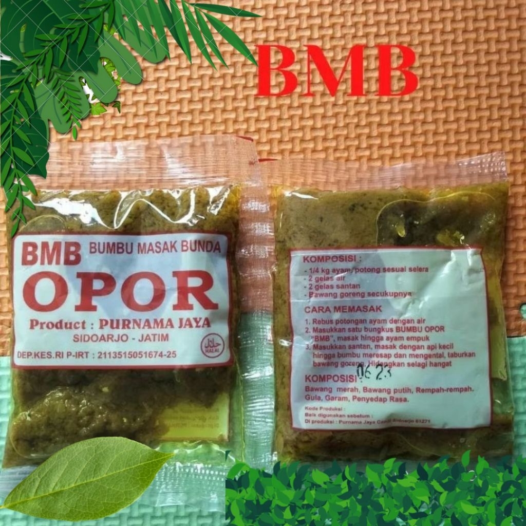

BMB - Bumbu OPOR - Bumbu Masak Bunda