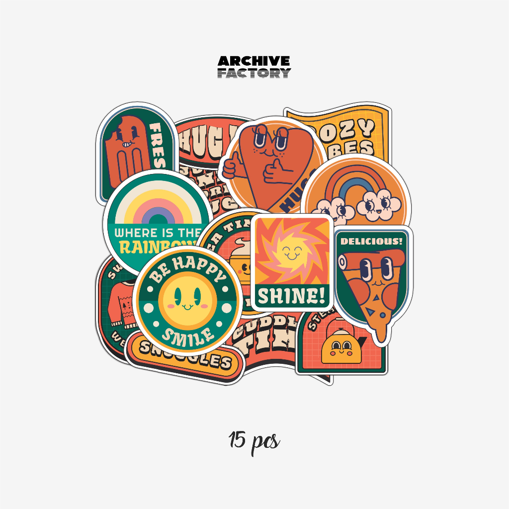 STICKER PACK VINTAGE | STIKER AESTHETIC | STIKER LAPTOP | STIKER TUMBLER | STIKER HP | STIKER HP