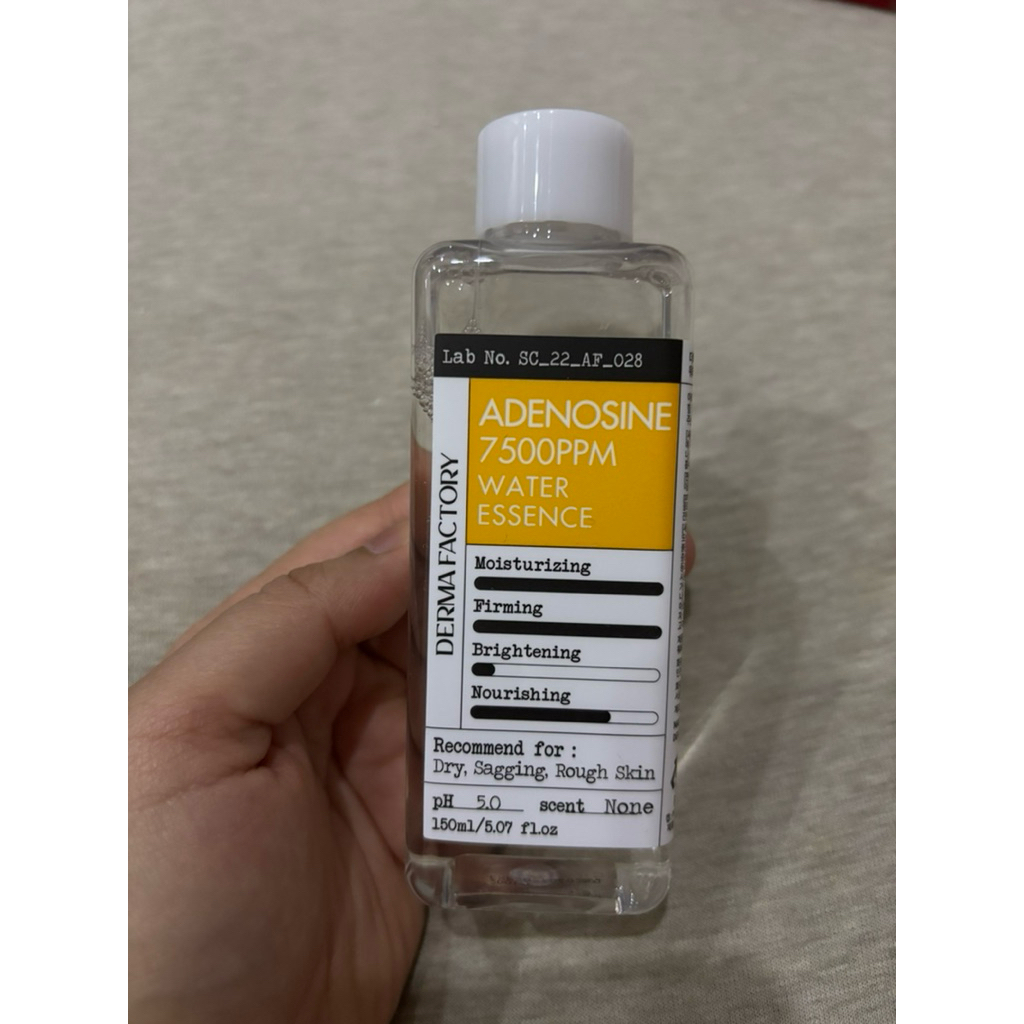 (Ready Stock New) Derma Factory Adenosine 7500ppm Water Essence 150ml