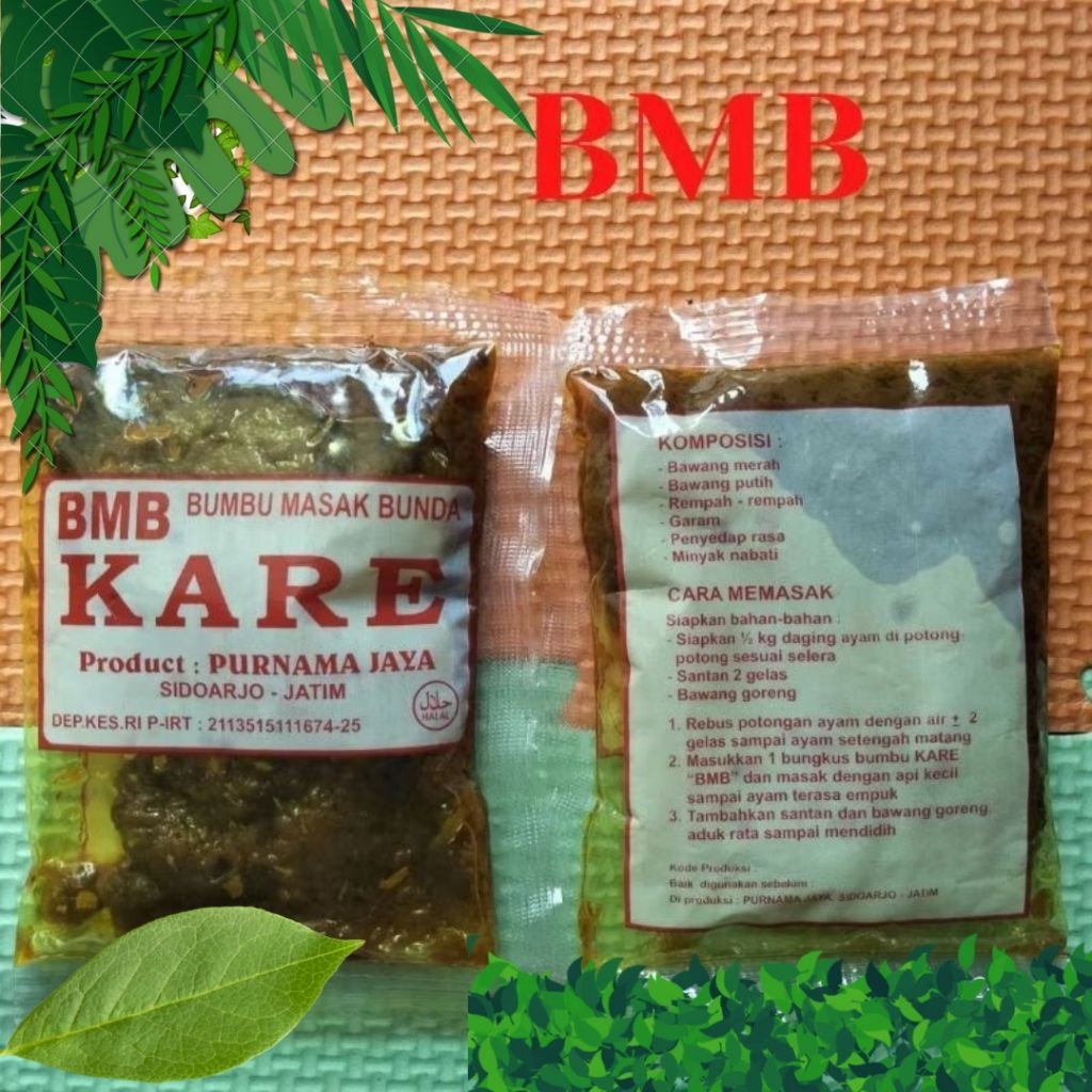 

BMB - Bumbu KARE - Bumbu Masak Bunda