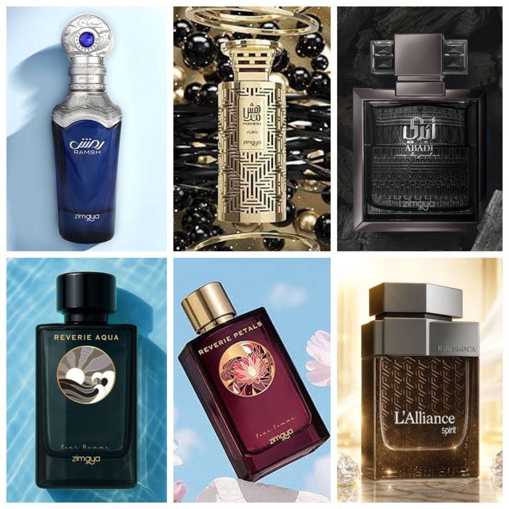 1ml ZIMAYA | Ramsh Blue - Modhesh Aura - Abadi Pour Homme - Reverie Aqua - Reverie Petals - Rue Broc