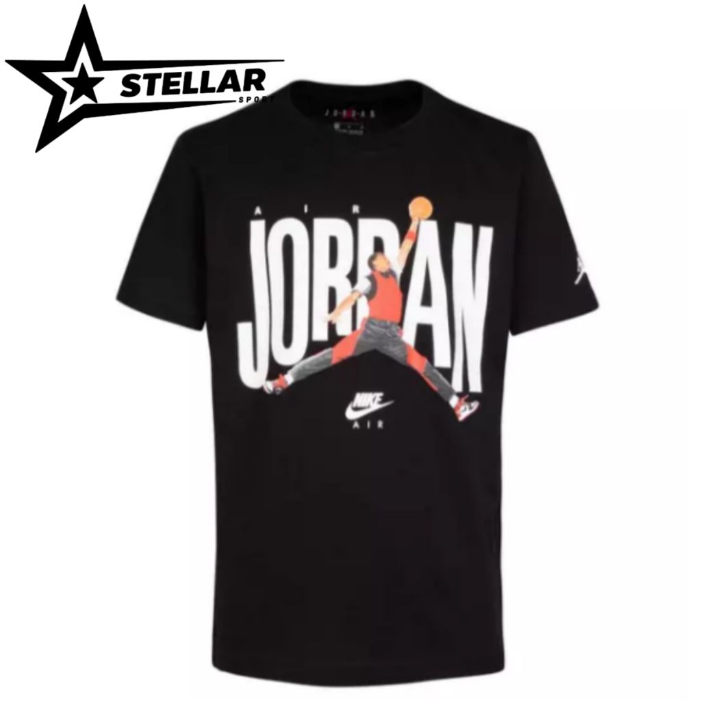KAOS ANAK REMAJA JORDAN SHORT-SLEEVE CREW BLACK NEW ORI BNIB