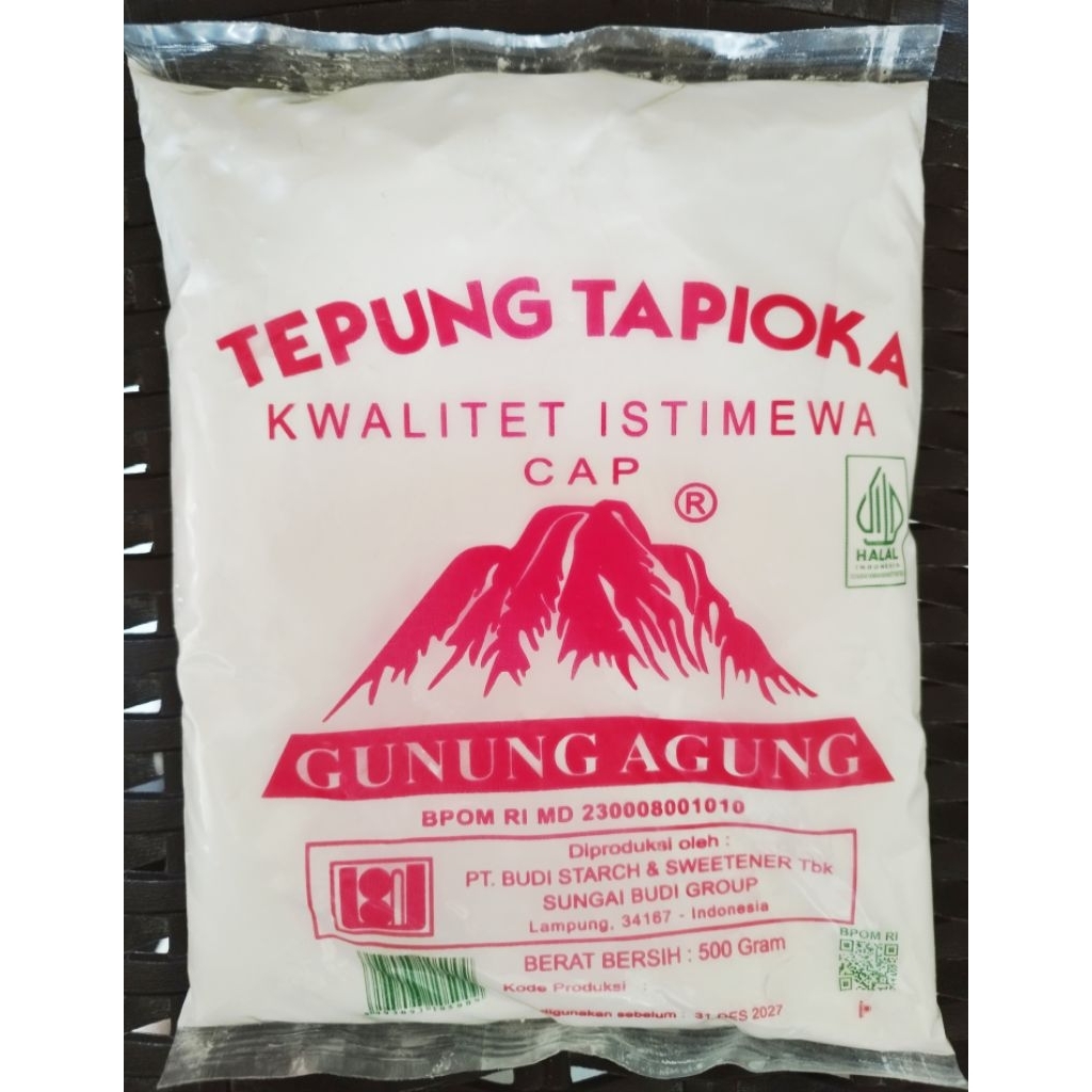 

Tepung Tapioka Cap Gunung, Aci Gunung, 500 gram