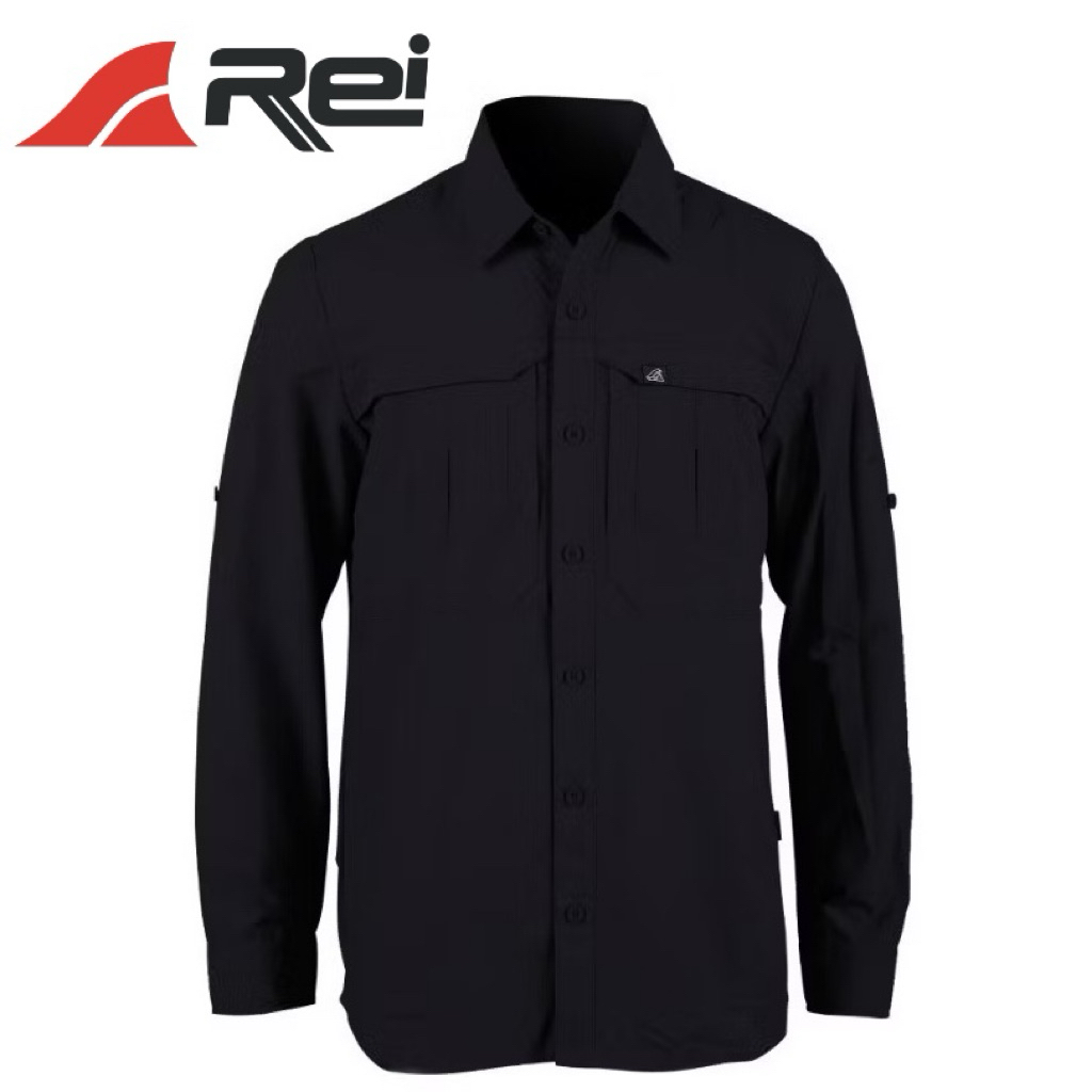 kemeja lengan panjang kemeja outdoor rei