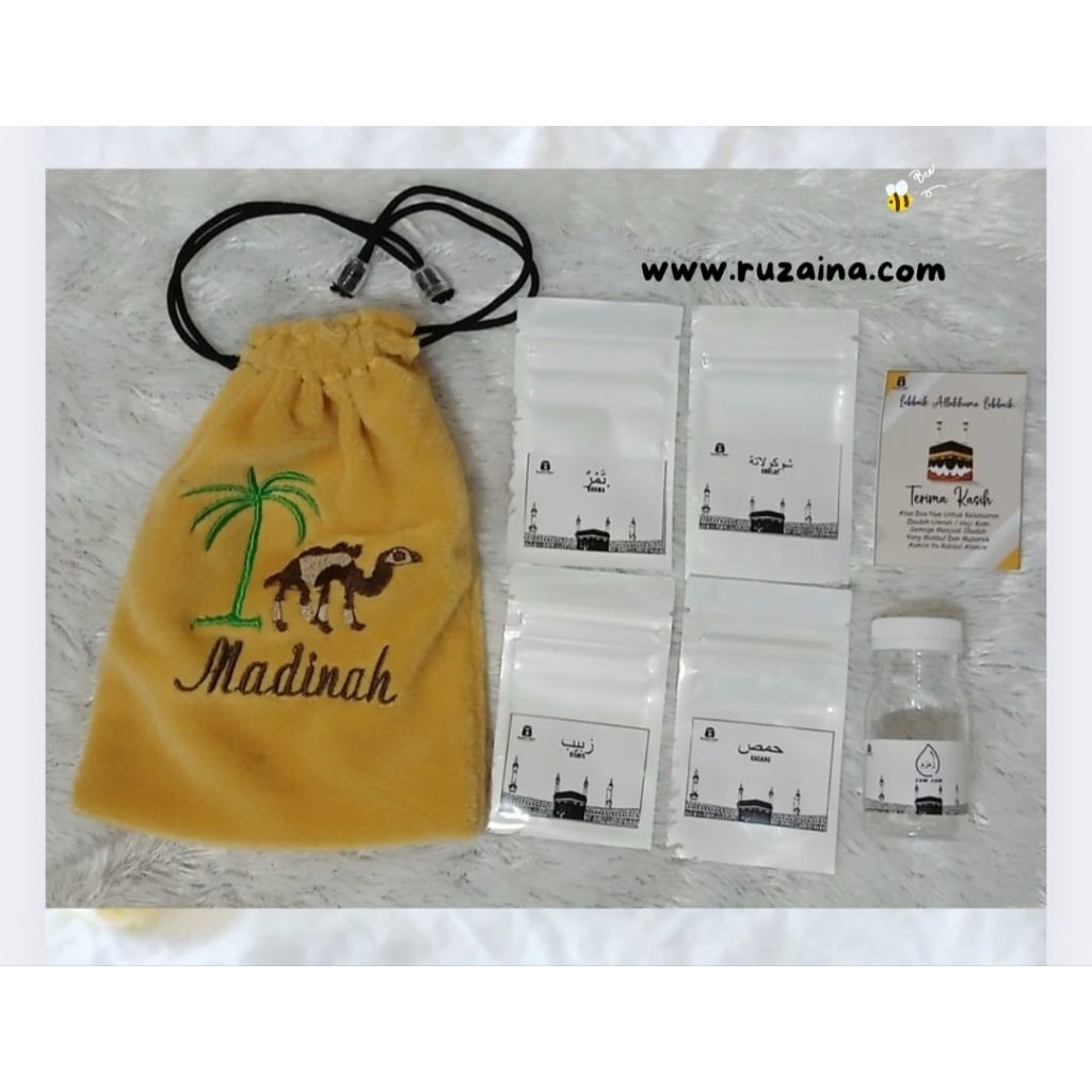 

POUCH SERUT MAKKAH MADINAH, KEMASAN LENGKAP OLEH OLEH HAJI SAN UMROH, POUCH SERUT, DOMPET SERUT