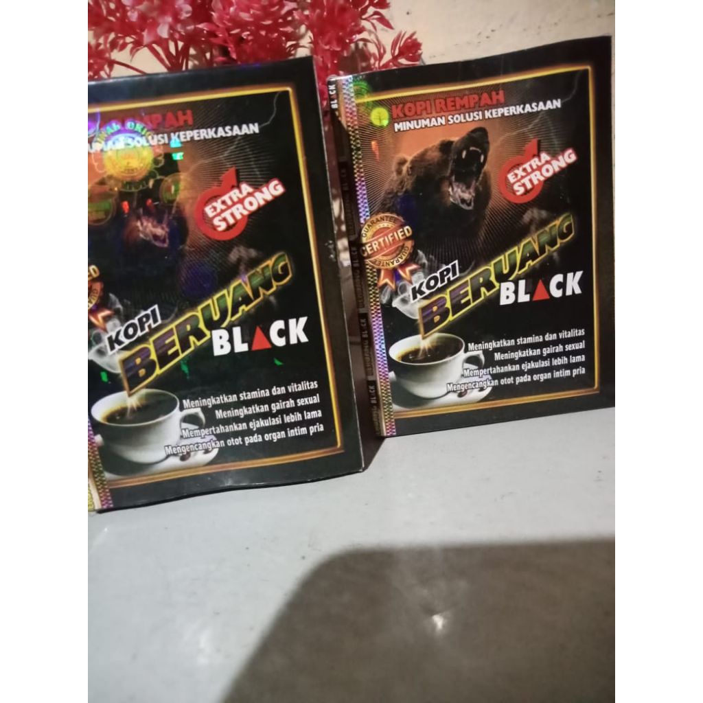 Kopi rempah BERUANG black original