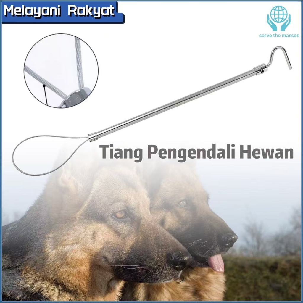 62cm Animal Catcher Alat Penangkap Binatang Anjing Animal Dog Catcher Kucing Babi Biawak