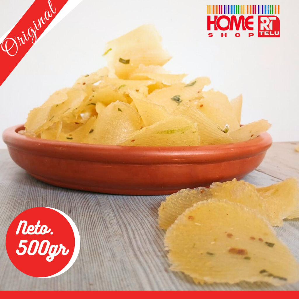 

Enye-Enye Mang Bakhri renyah gurih Opak Singkong Kerupuk Samiler Jalepak Kecimpring 500 gram