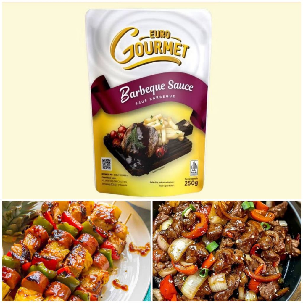 

Gourmet Bumbu Barbeque saos BBQ sauce serbaguna 250gr