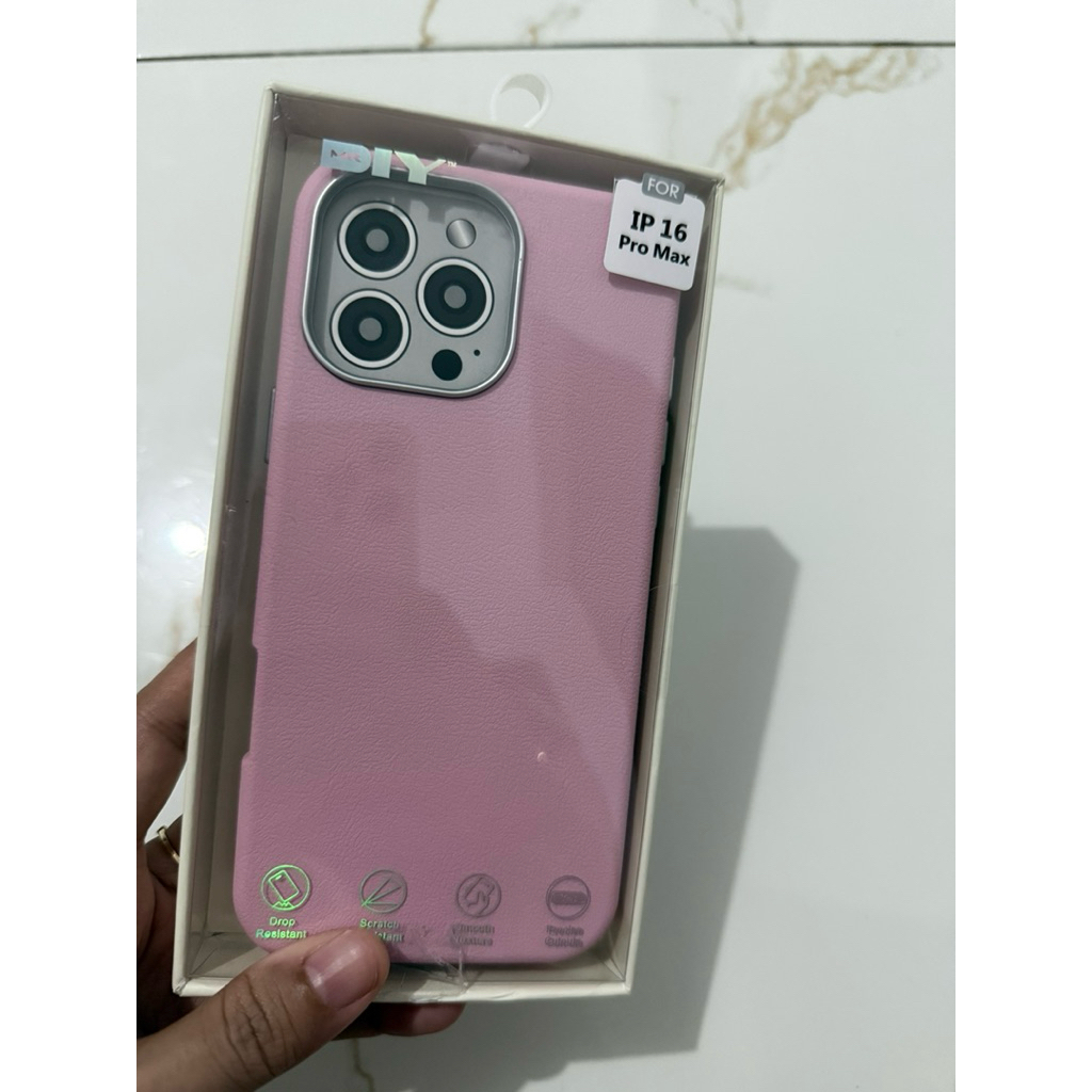 case iphone 16promax warna pink