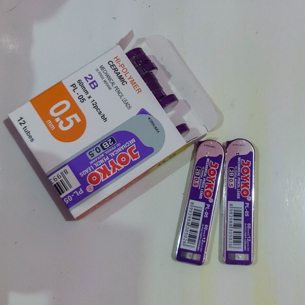 

Isi pensil mekanik kecil JOYKO 2B 0,5mm