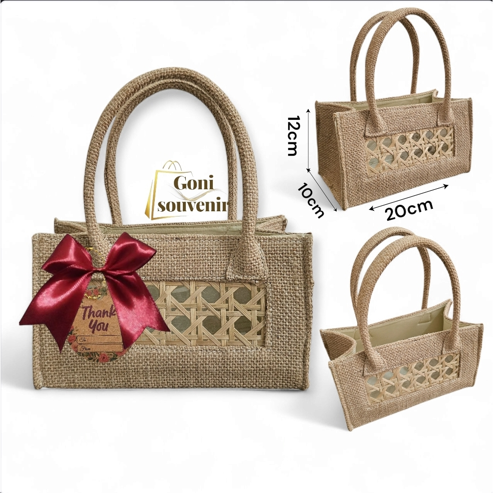 

Tas Hampers goni Minimalis Cocok Untuk Tas Hampers Lebaran, Imlek, Natal, Wedding