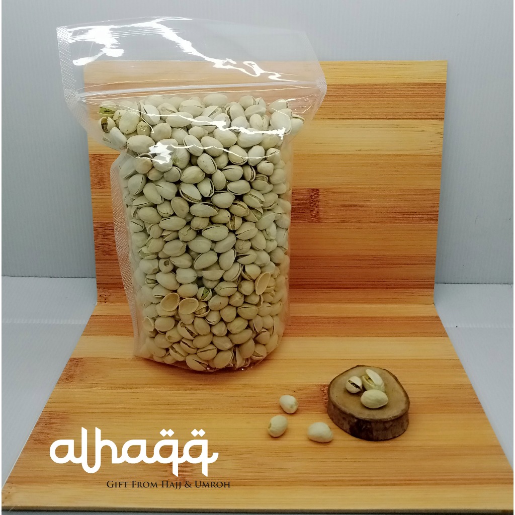 

Kacang Pistachio Selma/Fustuk Oleh2 Haji dan Umroh 1Kg, 500gr, 250gr