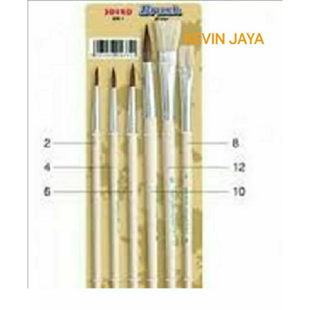 

Kuas Lukis Brush Set Jokyo( isi 6 pcs)