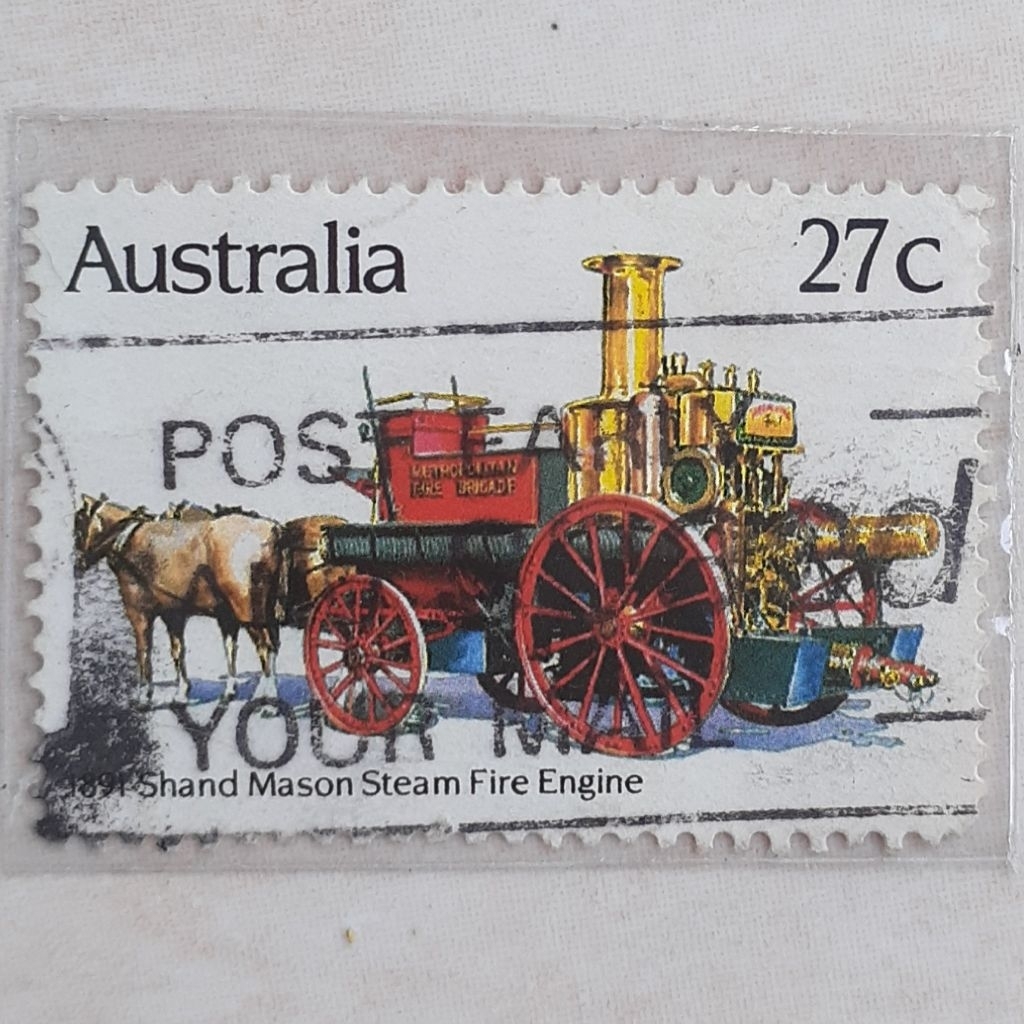 

Perangko Australia Historic Fire Engines (Shand Mason Steam Fire Engine, 1891) Tahun 1983