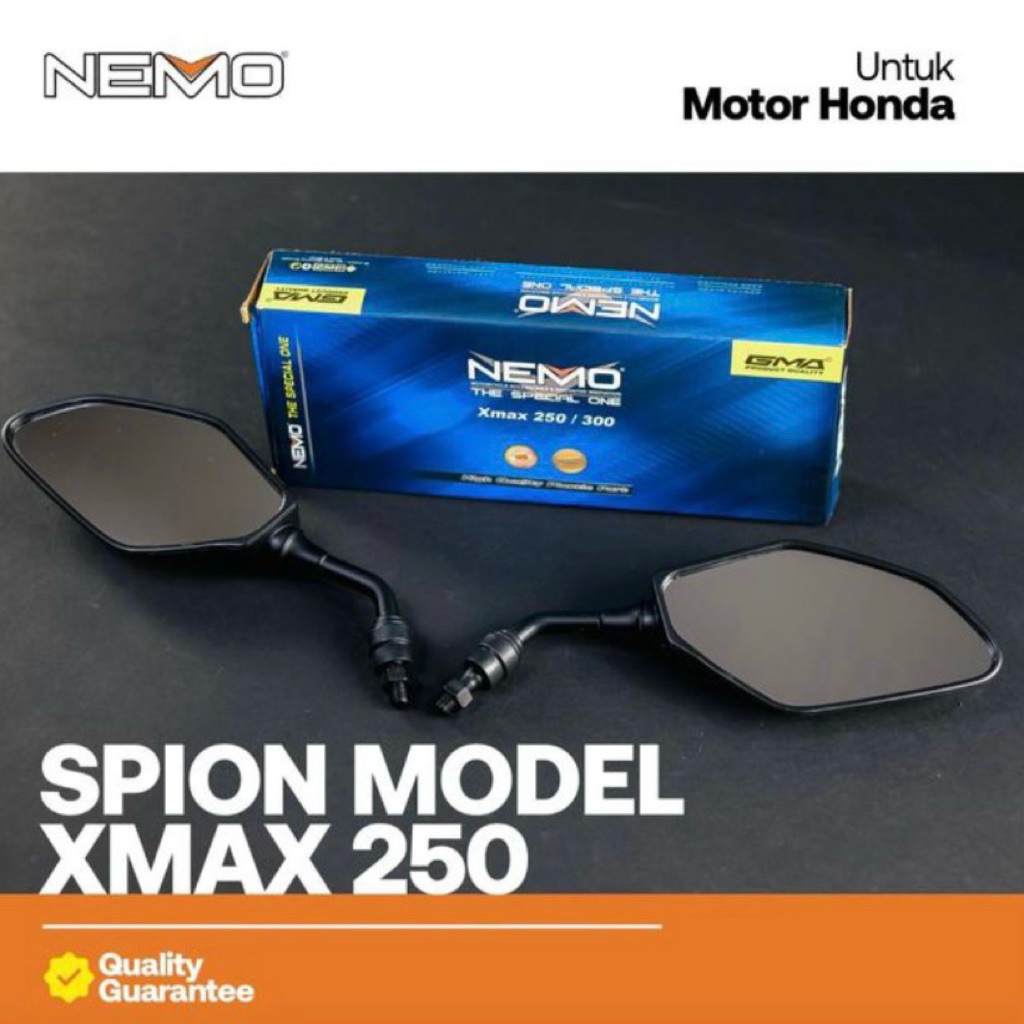 Spion Ori Nemo Model Spion Yamaha Xmax Untuk Semua motor Honda  Drat 14 (Standar Honda)