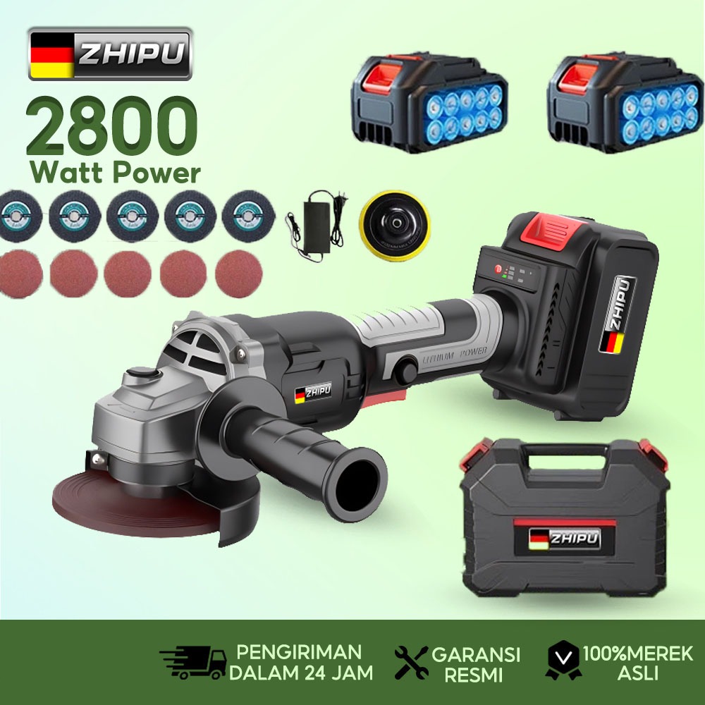 CODZHIPU Brushless Grinder Mini Mesin Gerinda Angle Grinder Portable Potongan Keramik Gerinda