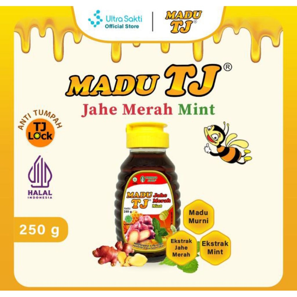 

Madu Tj Jahe Merah Mint 250 gr
