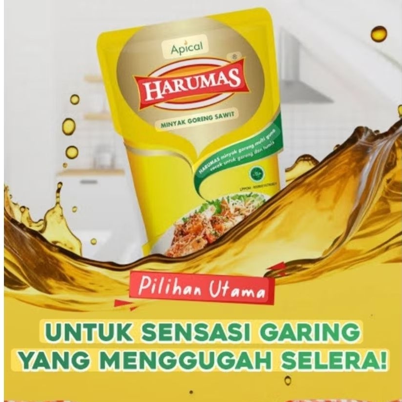 

MINYAK GORENG HARUMAS 1 LITER DAN 2 LITER