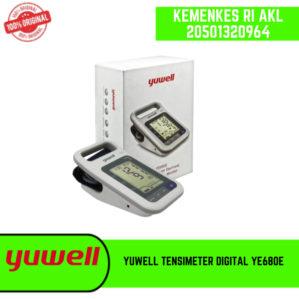 Yuwell Tensimeter Digital YE680E Alat Tes Tekanan Darah