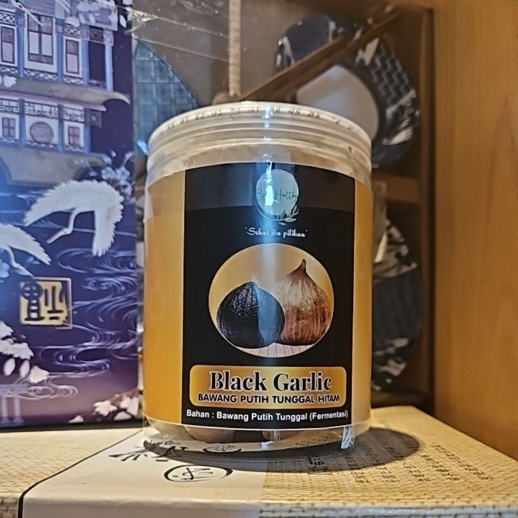 

black garlic / Bawang hitam tunggal / bawang fermentasi. Spinhealthy. 250gr