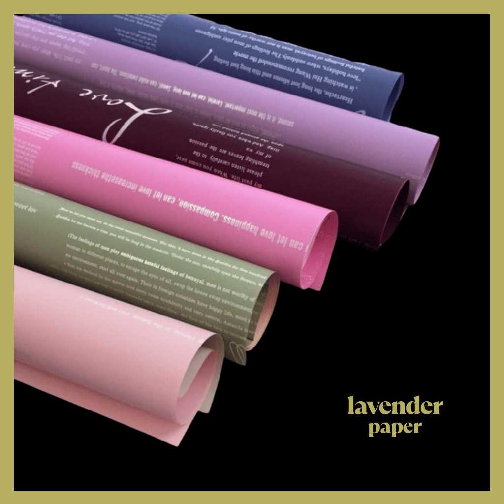 

Isi 20 LEMBAR Kertas Buket Bunga Florist Dua Warna Bi Color Flower Wrapping Paper Cellophane KB011