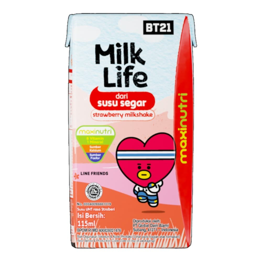 

MILK LIFE STRAWBERRY MILKSHAKE UHT 125 ML 8991999111247