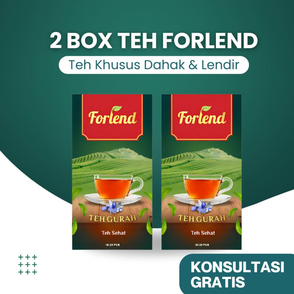 

Forlend Teh Gurah Penghilang Lendir dan Dahak - 2 Box
